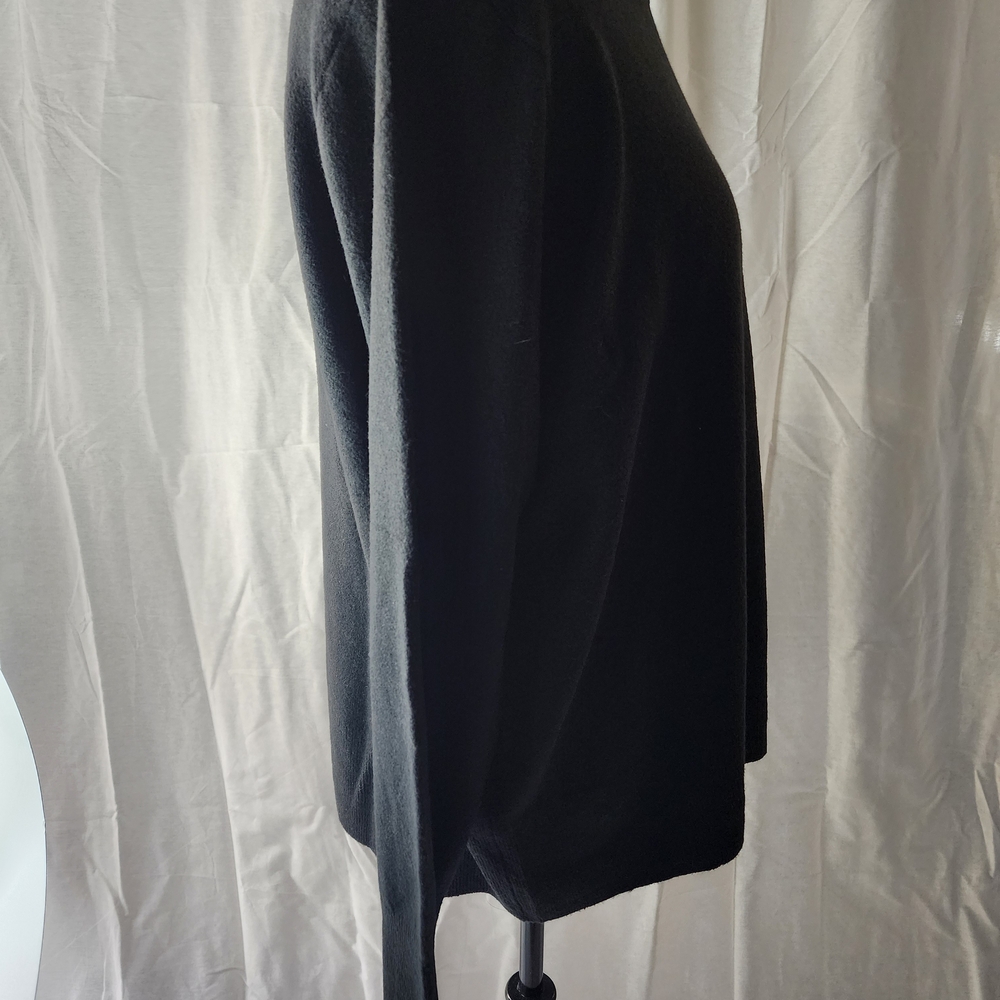 A New Day Black Crewneck Sweater - Women's Cashmere Like - Picture 5 of 7